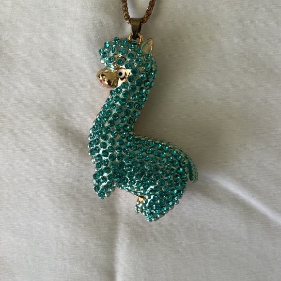 Betsey Johnson Llama Pendant Necklace - Picture 2 of 4